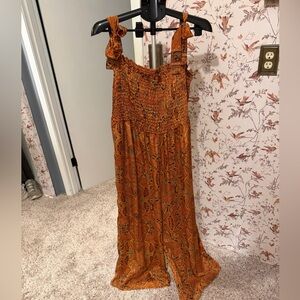 Orange Paisley Jumpsuit, Never worn